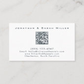 Hondenfokker QR-code & Kennel Monogram Visitekaartje (Achterkant)