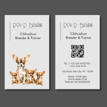 Hondenfokker Trainer Chihuahua Dieren QR Code