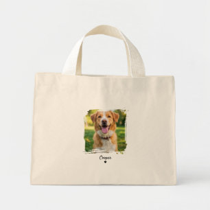 Hondenfoto boodschappentas op maat - Gepersonalise Mini Tote Bag