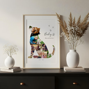 Hondenfoto Collage Aandenkenhuisdier Herdenking Canvas Afdruk