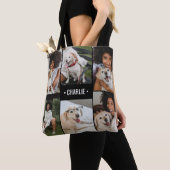 Hondenfoto Collage met Monogram Tote Bag (Dichtbij)