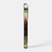 Hondenfoto Collage Rustic Hout, iPhone Hoesje (Rechterkant)