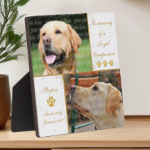 Hondenfoto Loyal Companion Pet Keepsake Memorial