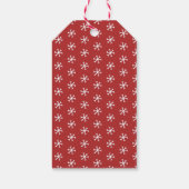 Hondenfoto met Rendier Antler Pet Kerst Cadeaulabel (Achterkant)