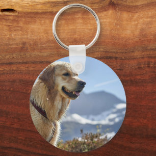 Hondenfoto op maat gepersonaliseerd sleutelhanger