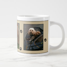 Hondenfoto Pootafdrukken Mooie Lijstjes Grote Koffiekop