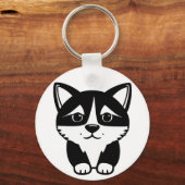 Hondenfoto schattige huisdier keepsake Sleutelhang Sleutelhanger (Voorkant)