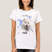 Hondenfoto splash plezier humor liefde t-shirt (Voorkant)
