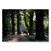 Hondenfoto tafelkaarten kaart (Achterkant)