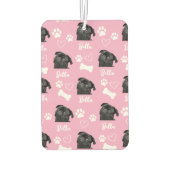 Hondenfoto Upload Schattige Huisdier Afbeelding Ro Luchtverfrisser (Achterkant)