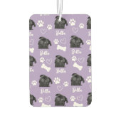 Hondenfoto Upload Schattige Huisdier Afbeelding Ro Luchtverfrisser (Achterkant)