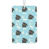 Hondenfoto Upload Schattige Huisdier Afbeelding Ro Luchtverfrisser (Achterkant)