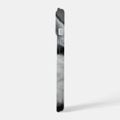 Hondenfoto zwart-wit iPhone 15 case (Linkerkant)
