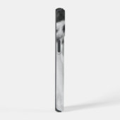 Hondenfoto zwart-wit iPhone 15 case (Rechterkant)