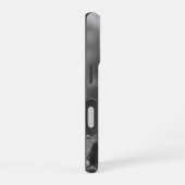 Hondenfoto zwart-wit iPhone 16 hoesje (Rechterkant)