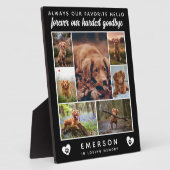 Hondenfotocollage Favoriete Hallo Moeilijkste Vaar Fotoplaat (Zijkant)