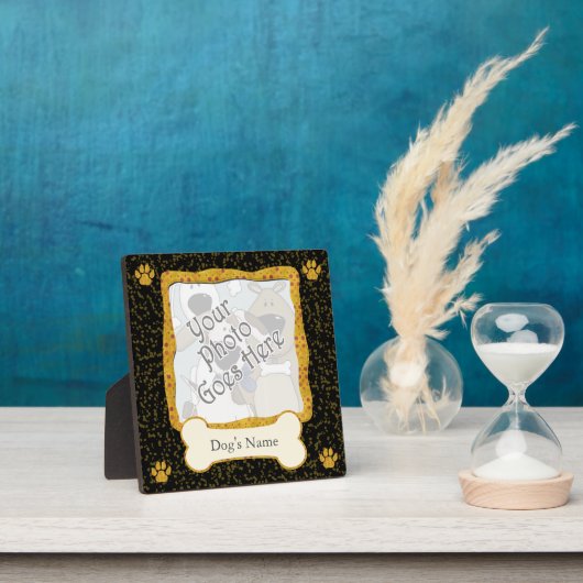 Hondenfotosjabloon Whimsical Keepsake Display Fotoplaat (Insitu)