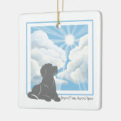 Hondengedenk Ceramic Ornament - Labrador (Links)