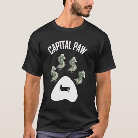 Hondengeld van Capital Paw T-shirt (Voorkant)