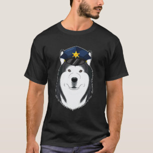 Hondengeleider I Politiehond I Politie Husky T-shirt