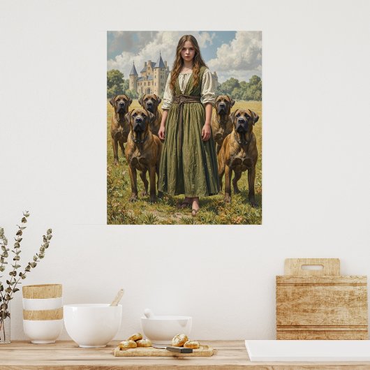 Hondengeleider Poster (Keuken)