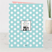 Hondengepersonaliseerde worsthond dachshond Valent Kaart (Achterkant)