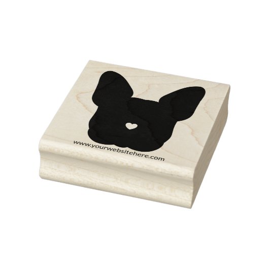 Hondengezicht Franse Bulldog Rubberstempel (Stempel)