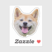 Hondengezicht Sticker, Hondenliefhebber geschenken Sticker (Vel)