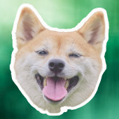 Hondengezicht Sticker, Hondenliefhebber geschenken Sticker