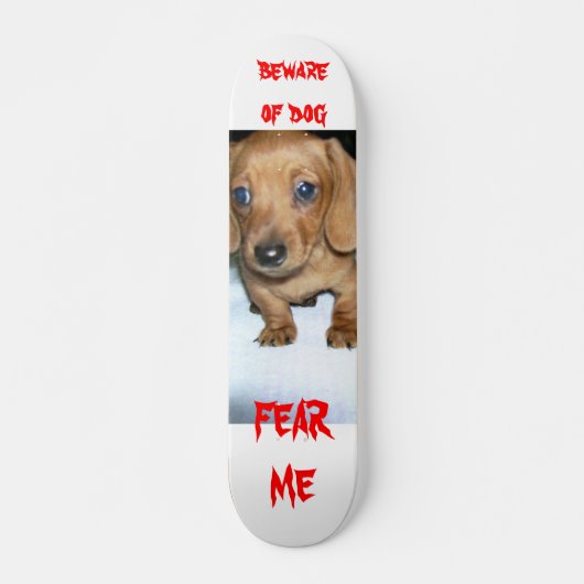 hondengoed persoonlijk skateboard (Voorkant)