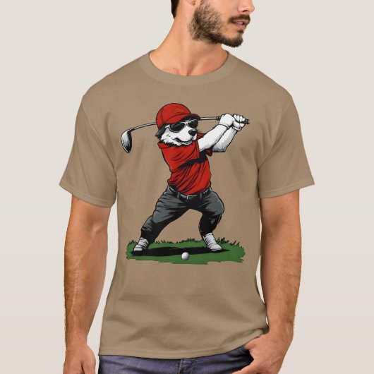 Hondengolf grappig cadeau t-shirt (Voorkant)