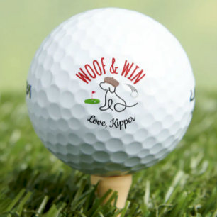 Hondengolfbal Custom Hondenliefhebbers Golfcadeau Golfballen