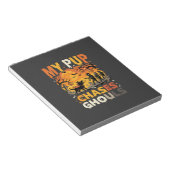 Hondengrafveldpatrouille met Halloween Notitieblok (Schuin)