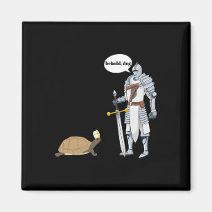 Hondengrappige schildpad draagt een priester Pet h Magneet