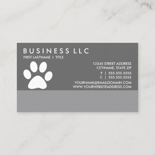 hondengroomeerprijzenprogramma klantenkaartje (Achterkant)