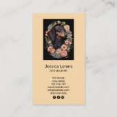  Hondengroomer Pet Dachshund Puppy Visitekaartje (Achterkant)