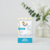 hondengroomeren - wasgoed voor huisdieren visitekaartje (Staand voorkant)