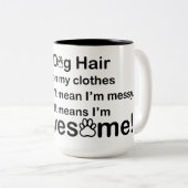 Hondenhaar Geweldige Mok (Voorkant rechts)