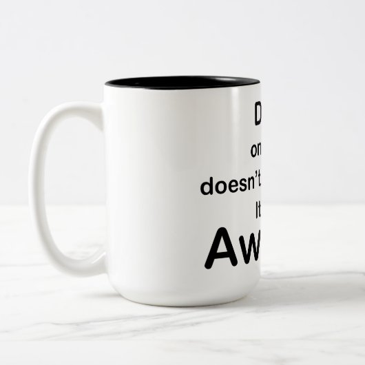 Hondenhaar Geweldige Mok (Links)