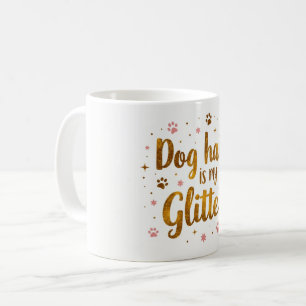 Hondenhaar is mijn Glitter – 11 oz Grappige Honden Koffiemok