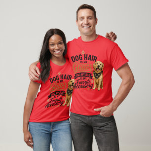 Hondenhaar Is Mijn Glitter – Gouden Retriever Lief T-shirt