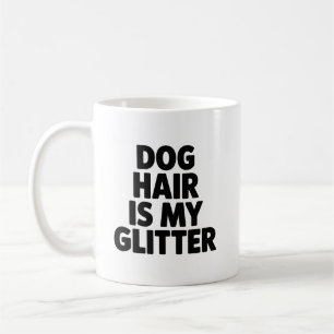 Hondenhaar Is Mijn Glitter Grappige Hond Liefhebbe Koffiemok