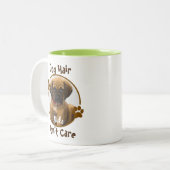 Hondenhaar maakt niet uit gepersonaliseerde mok (Voorkant links)