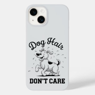 "Hondenhaar maakt niet uit" Leuke Cartoon voor die Case-Mate iPhone 14 Hoesje