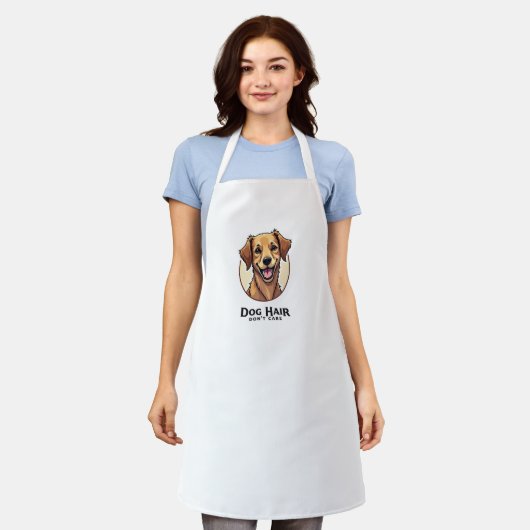 Hondenhaar Schort (Gedragen)