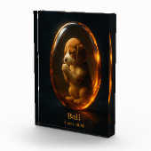 Hondenherdenkingsfotoblock - Beagle  Fotoblokken (Rechts)