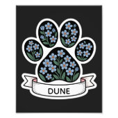 Hondenherdenkingssympathie Keepsake Pet Loss Foto Afdruk (Voorkant)