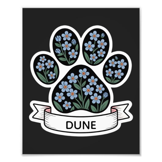 Hondenherdenkingssympathie Keepsake Pet Loss Foto Afdruk (Voorkant)