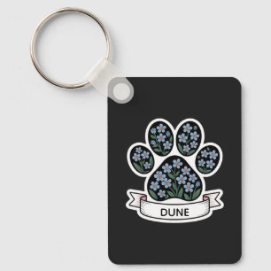 Hondenherdenkingssympathie Keepsake Pet Loss Sleutelhanger