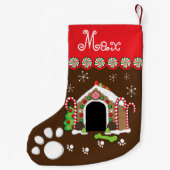 hondenhok kleine kerstsok (Achterkant)